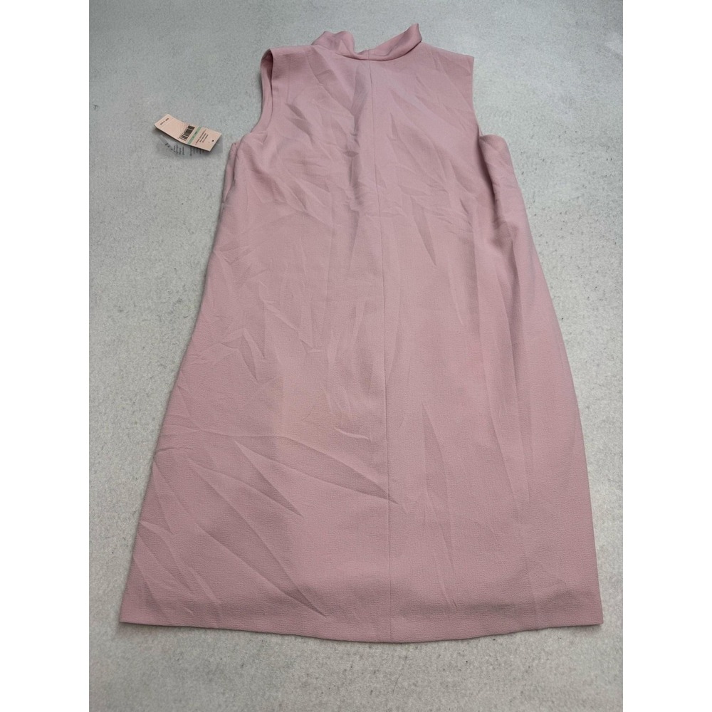 Nanette Lepore Dress Womens 8 Pink Mock Neck Sleeveless Shift Countryside Dreams